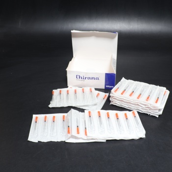 100 kusů víceúčelových měřicích nástrojů s plastovou zkumavkou U100 o objemu 0,5 ml, 30Gx5/16 (0,3