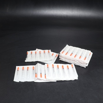 100 kusů víceúčelových měřicích nástrojů s plastovou zkumavkou U100 o objemu 0,5 ml, 30Gx5/16 (0,3
