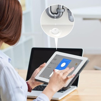 LogiLink SH0134 - Wi-Fi senzor úniku vody pre múdru domácnosť s hladinou hluku >75 dB a stupňom