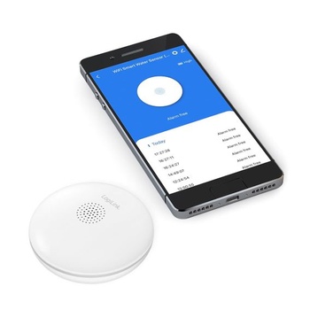 LogiLink SH0134 - Wi-Fi senzor úniku vody pre múdru domácnosť s hladinou hluku >75 dB a stupňom