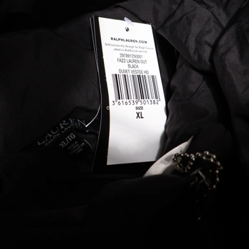 Černý kabát Ralph Lauren vel. XL