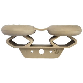 Cyclingcolors 10x Dvojité držáky lamel Dlouhé 38 x 8 mm Elastomer pro lamelový rošt Dřevěný rám