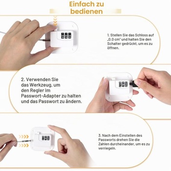 Zámok na chladničku AiQInu (nie je nutné vŕtať), detský bezpečnostný zámok na skrinku s digitálnym
