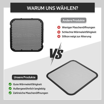 Nerezový ochranný kryt ZOCONE kompatibilní s fritézou Cosori Airfryer 5,5 l/6,0 l/6,2 l, magnetický