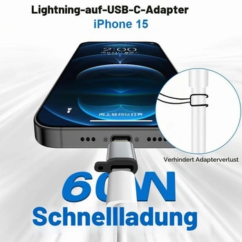 Adaptér AXFEE Lightning na USB-C (2 ks), Lightning samice na Type-C samec (2 ks)