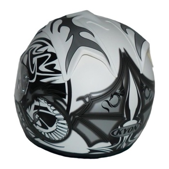 Integrální helma Protectwear H510 šedobílá S