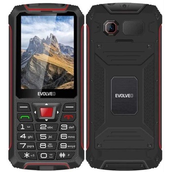 Mobilný telefón Evolveo StrongPhone W4 (SGM SGP-W4-BR) čierny/červený - Vrátené, použité
