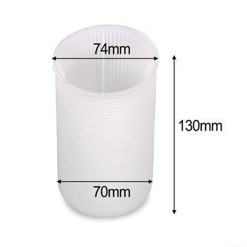 Predfilter bazénového čerpadla, sací kôš, materiál ABS, priemer dna 70 mm, kompatibilný s obehovým