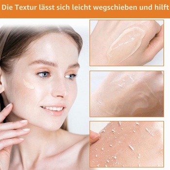 Exfoliační gel s pomerančovými enzymy, přírodní pomerančový peeling, čisticí a hydratační přípravek
