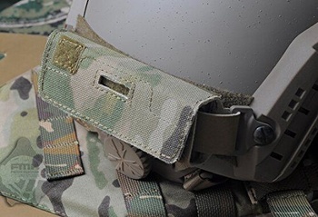 WorldShopping4U Airsoft Fast BJ PJ MH Taktická vyvažovacia taška na helmu (s piatimi záťažovými blokmi)