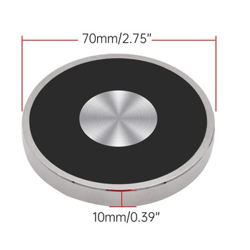Zdvíhací valec s prísavkou 24V DC 200N 44LB/20Kg, okrúhly, elektromagnetický, 70 x 10 mm, 200N 70 x