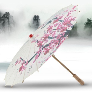 Japonský dáždnik, dáždnik gejša, naolejovaný papierový dáždnik, japonské dáždniky pre ženy, japonský