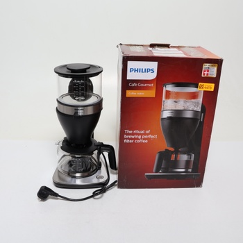 Philips kávovar s filtrom - objem 1,25 litra, až 15 šálok, Boil & Brew, čierna / strieborná (HD5416/60)