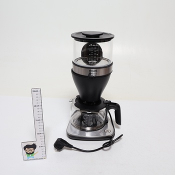 Philips kávovar s filtrom - objem 1,25 litra, až 15 šálok, Boil & Brew, čierna / strieborná (HD5416/60)