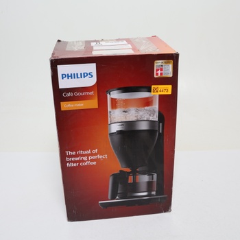 Philips kávovar s filtrom - objem 1,25 litra, až 15 šálok, Boil & Brew, čierna / strieborná (HD5416/60)
