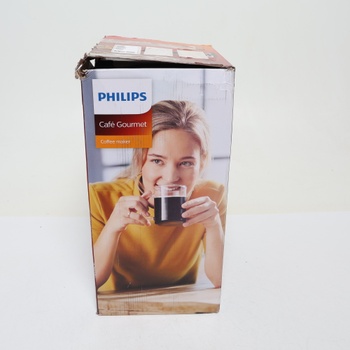 Philips kávovar s filtrom - objem 1,25 litra, až 15 šálok, Boil & Brew, čierna / strieborná (HD5416/60)