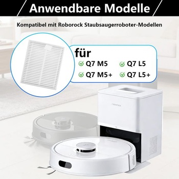 Náhradné filtre pre Roborock Q7 M5/L5, 4 kusy, umývateľné