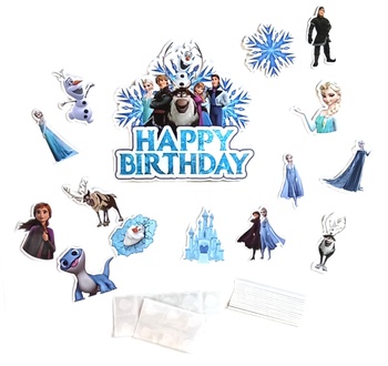 Veľká narodeninová sada Frozen 51ks