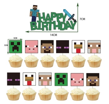 Veľká narodeninová sada Minecraft Pixel 49ks