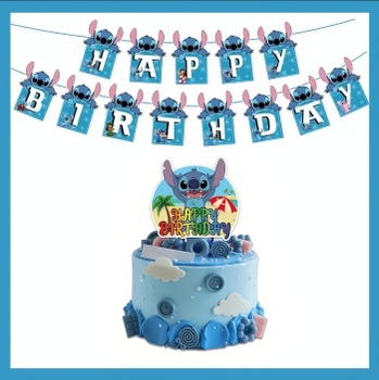 Veľká narodeninová sada Lilo a Stitch 46ks