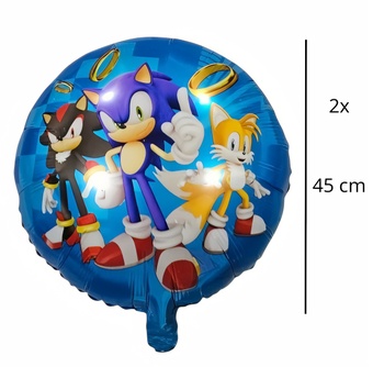 Maxi narodeninová sada Ježko Sonic a priatelia 50ks