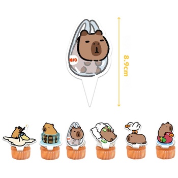 Veľká narodeninová sada Capybara 42ks
