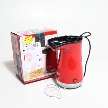 Stroj na popcorn Edihome červený