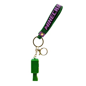 Detská kľúčenka Creeper s pútkom a karabínou