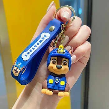 Detská kľúčenka Tlapková patrola Chase s pútkom a karabínou