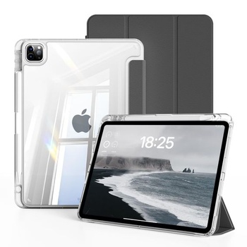 Priehľadný kryt JKSML pre iPad Pro 11 palcov 4./3./2. generácia – čierny