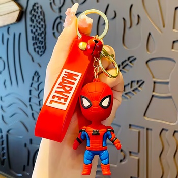 Detská kľúčenka Spiderman s pútkom a karabínou
