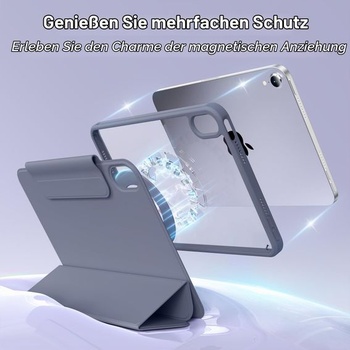 Magnetický kryt JKSML pre iPad Air 11 palcov (M4/M3/M2) 2026/2025/2024 modrošedý