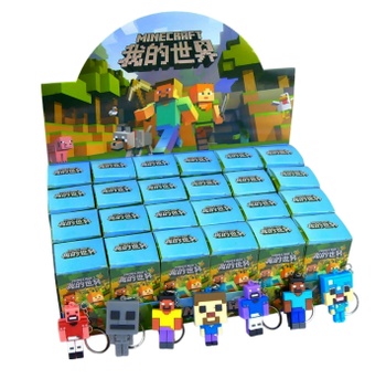 Detská kľúčenka MysteryBox Minecraft 1ks