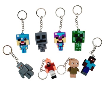 Detská kľúčenka MysteryBox Minecraft 1ks