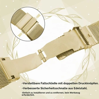 Řemínek z nerezové oceli pro 22mm a 20mm hodinky, náhradní kovový řemínek s rychloupínacím