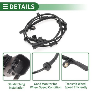 INFINAUTO Snímač otáček kola s ABS pro Jeep Wrangler 2018-2022 (1 kus)