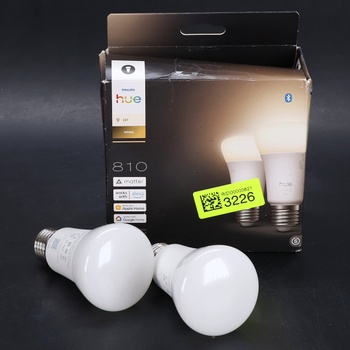 Žiarovka Philips Hue Smart LED A60, teplé biele svetlo 2700K, LED žiarovka s päticou E27, 7W, 810