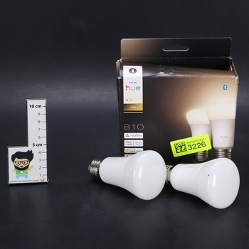 Žiarovka Philips Hue Smart LED A60, teplé biele svetlo 2700K, LED žiarovka s päticou E27, 7W, 810