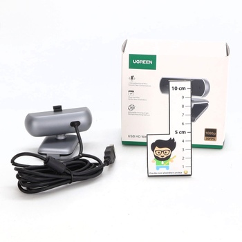 UGREEN Webcam Full HD 1080P/30fps USB A webkamera s mikrofonem pro PC, automatická korekce světla,