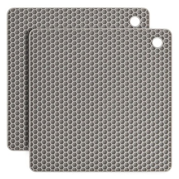 Flintronic chrániče panvíc, balenie 2 kusov, 32 cm tepelne odolné, štvorcové, nastaviteľná veľkosť,