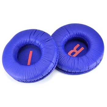 1 pár náhradných náušníkov pre JBL JR300 JR300BT JR310 Kids, náušníky vyrobené z PU a hubky, plná