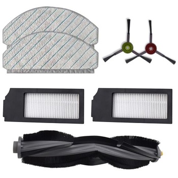 Náhradné diely pre vysávače Ecovacs Deebot X1 Plus, 1 x valcová kefa, 2 x filtre, 2 x bočné