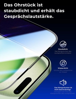 Ochranné tvrzené sklo MAGIC JOHN pro iPhone 15 Plus/16 Plus (6,7 palce), automatické odstranění