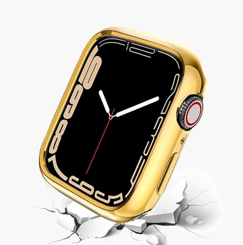 Kompatibilný s puzdrom Apple Watch 42mm Series 10 (2024), ultratenké púzdro s TPU pokovaním,