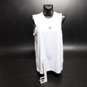 Pánske tričko bez rukávov Nike M J Df biela S