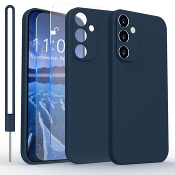 Puzdro na telefón pre Samsung Galaxy A15 s [2 ochrannými fóliami na displej] [1 šnúrkou na krk],