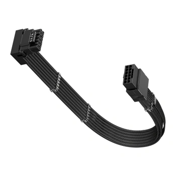 Uhlový kábel Fasgear 90 ° 12VHPWR 30cm, 600W