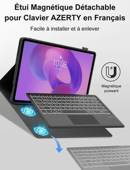 Puzdro s klávesnicou FOGARI pre Lenovo Idea Tab Plus 12,1 palca 2025