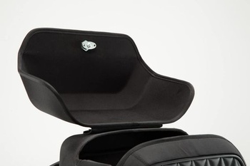 SW-MOTECH STRIEBORNÁ SADA DVOCH VISÍCICH ZÁMOKOV A KĽÚČOV NA TAŠKY LEGEND GEAR BAG, ČIERNA