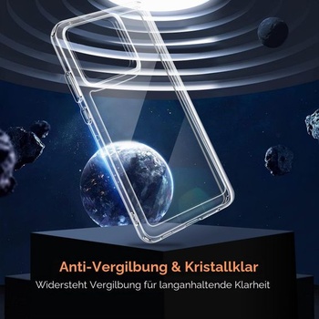 Průhledný kryt ivoler nežloutne pro Motorola Moto G86 5G / G86 Power 5G, [Vojenská ochrana] Odolný